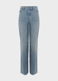 Leigh Straight Jeans, Light Blue, hi-res