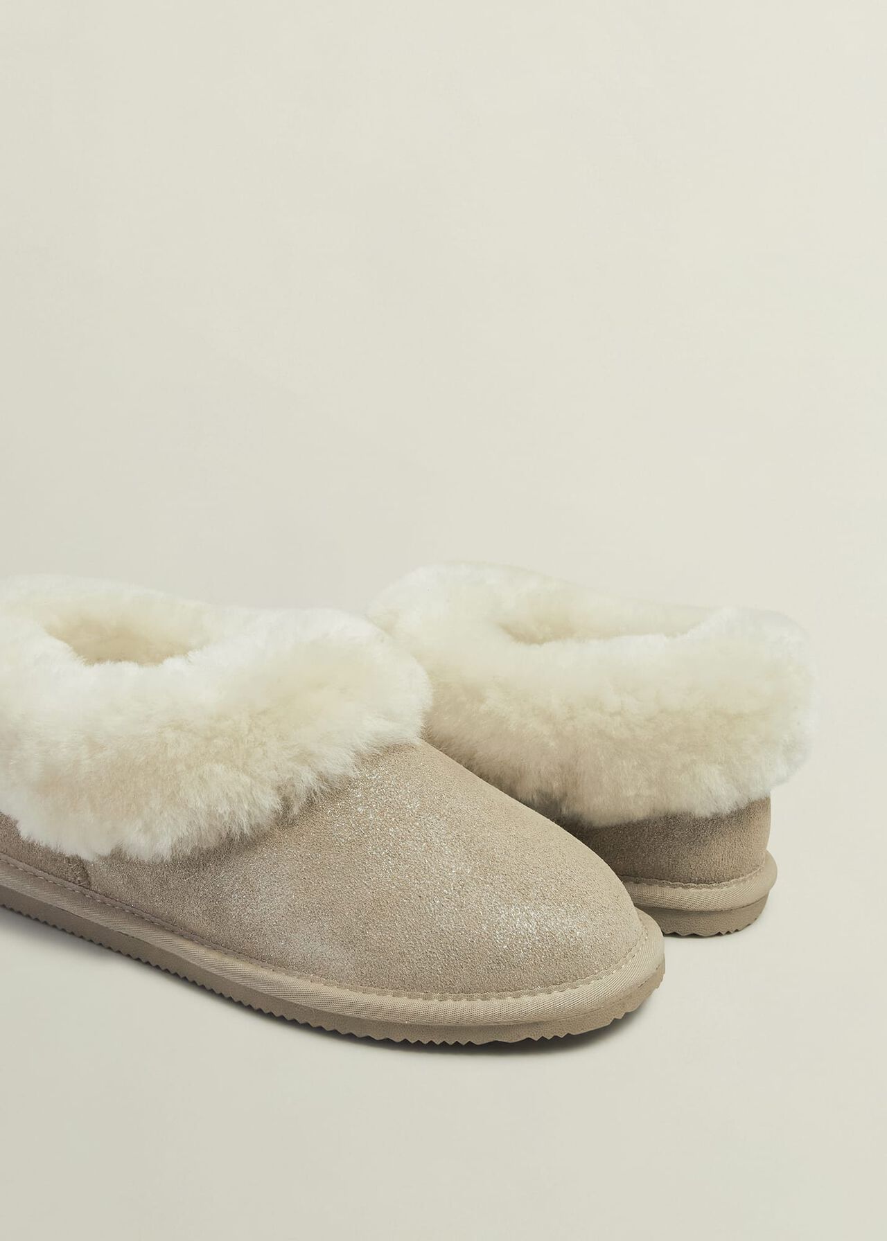 Zora Slippers, Pale Gold, hi-res