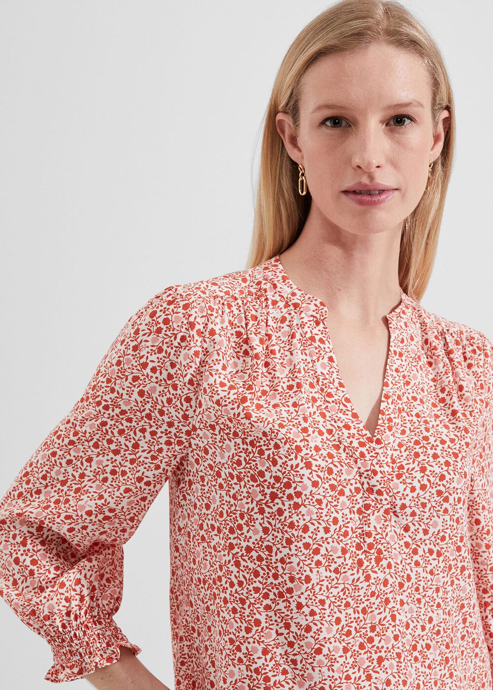 Cecilia Top, Ivory Apricot, hi-res