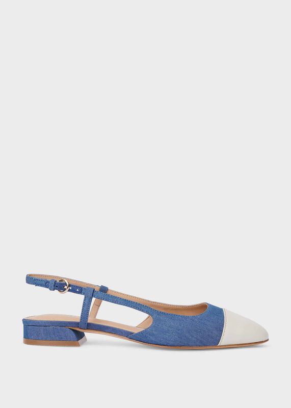 Colette Canvas Slingback Shoes