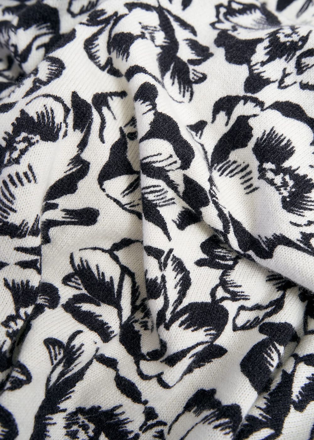 Harlow Jumper With Wool, Ivory Black, hi-res