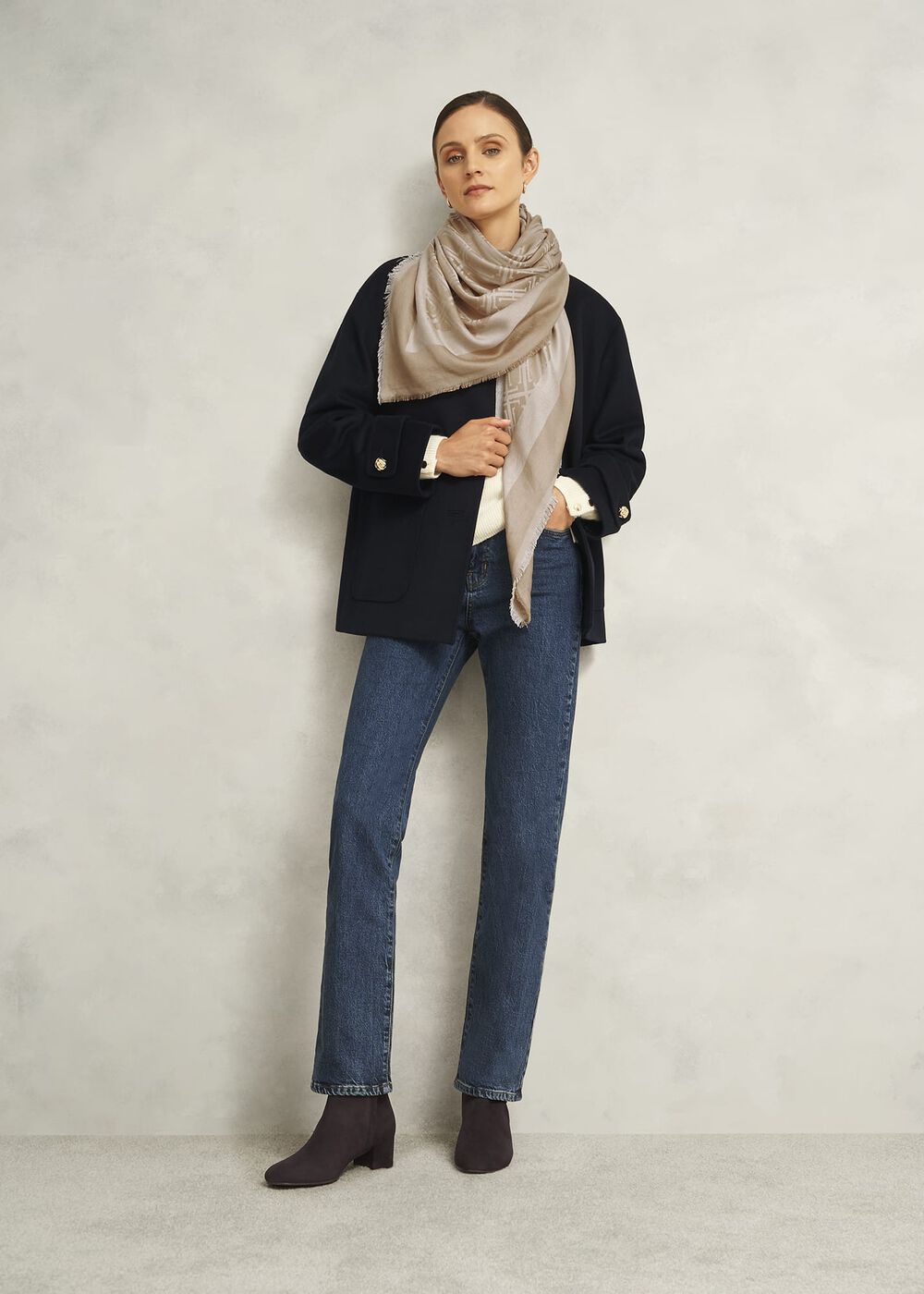 Mora Scarf, Camel Cream, hi-res