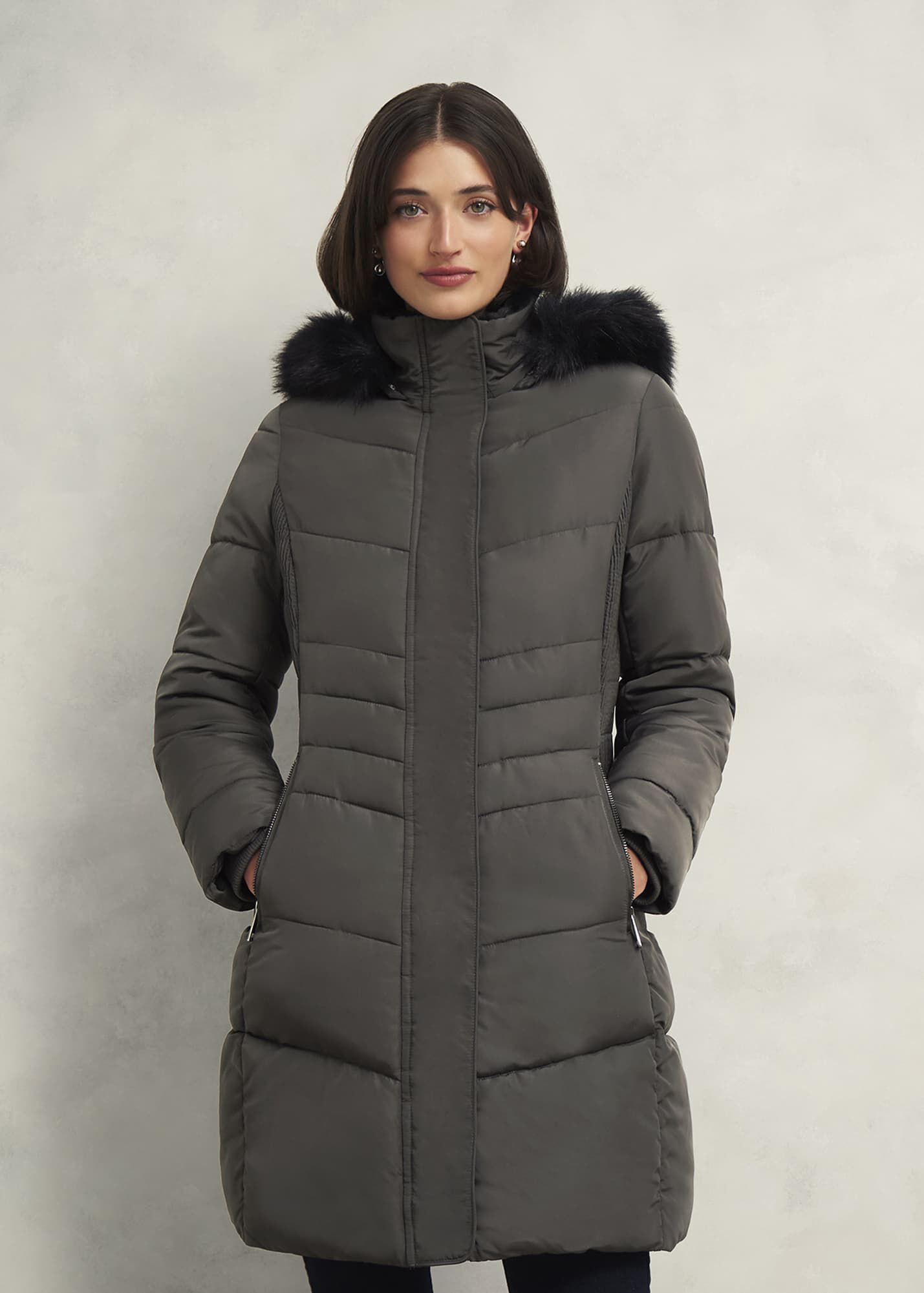 Hobbs puffer coat sale shop