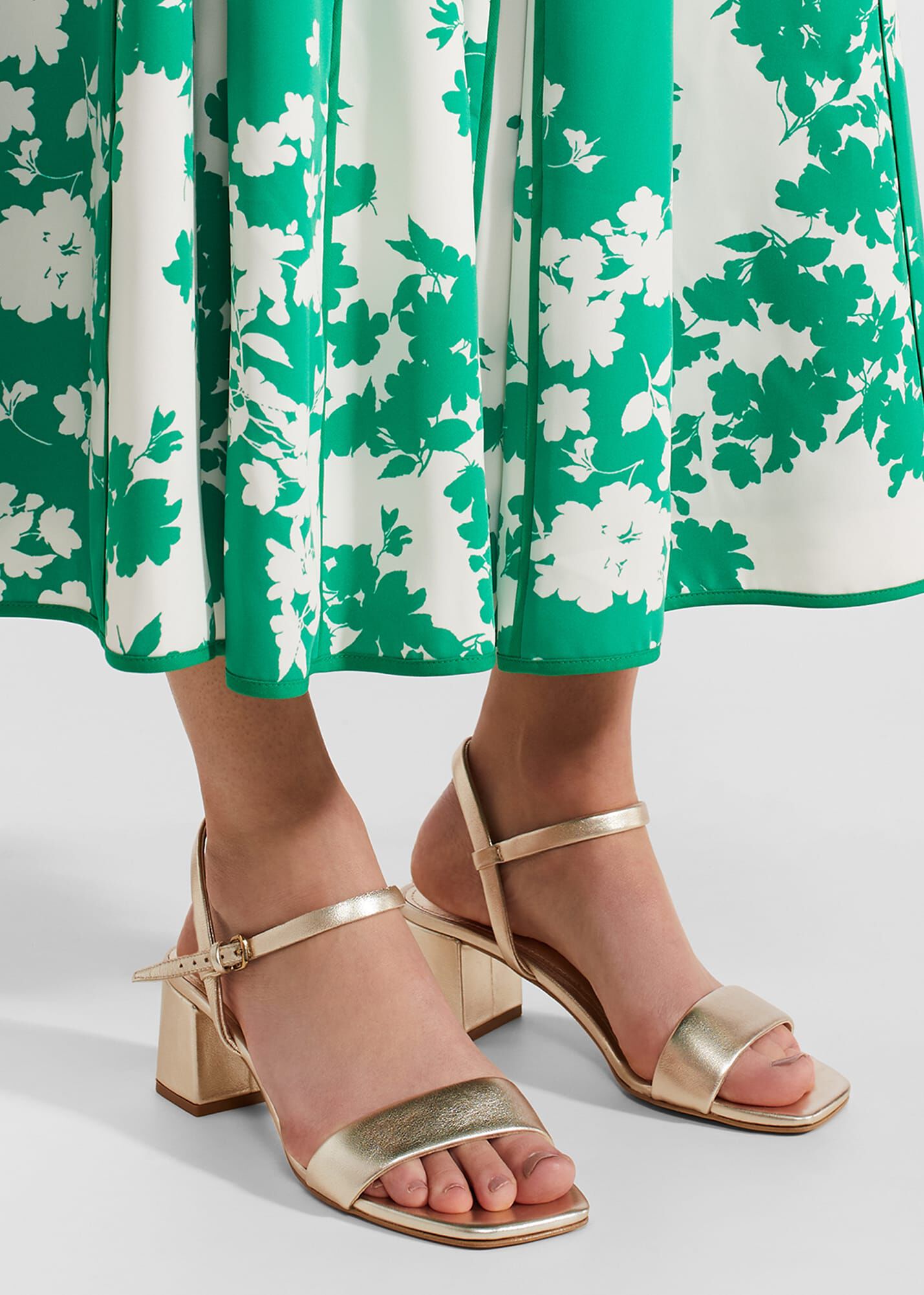 Hobbs gold sandals best sale