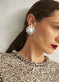 Carina Earrings, Ivory, hi-res