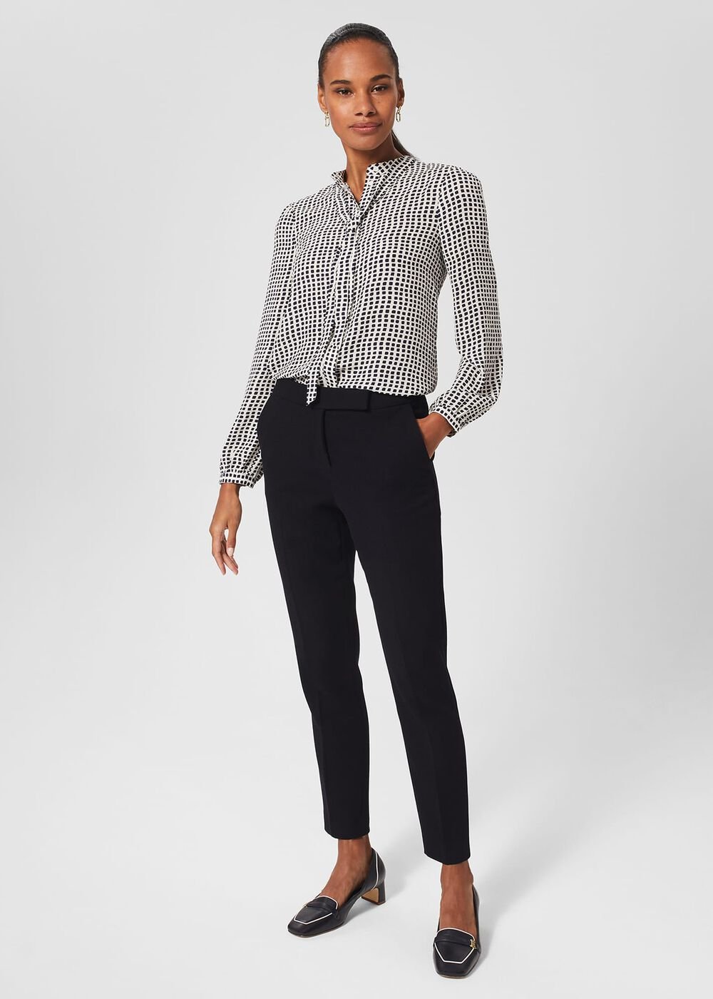 Carolina Block Heel, Navy, hi-res