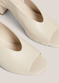 Kali Leather Sandals, Warm Ivory, hi-res