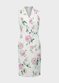 Suzanna Tweed Dress, Ivory Multi, hi-res