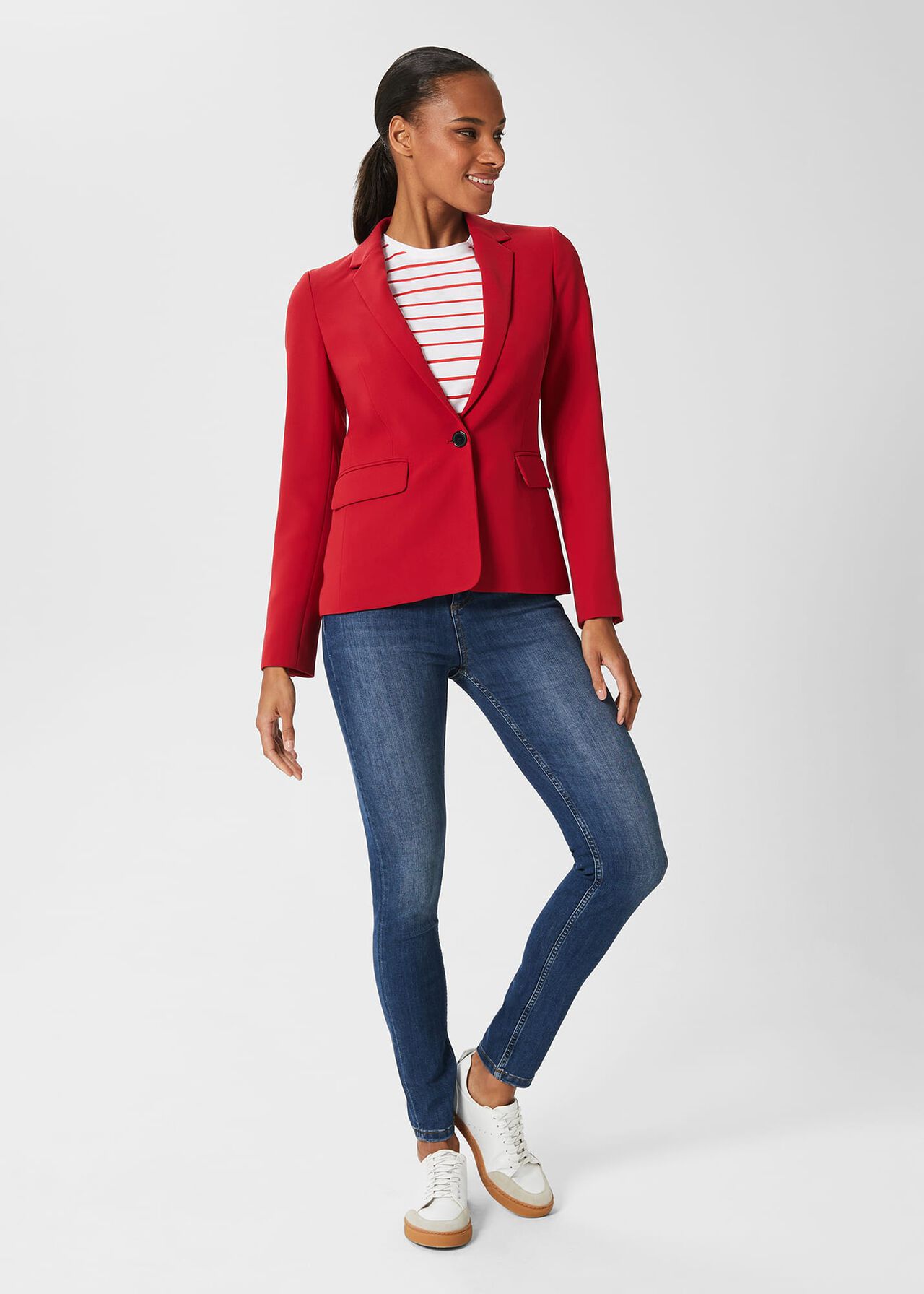 Adelia Jacket, Red, hi-res