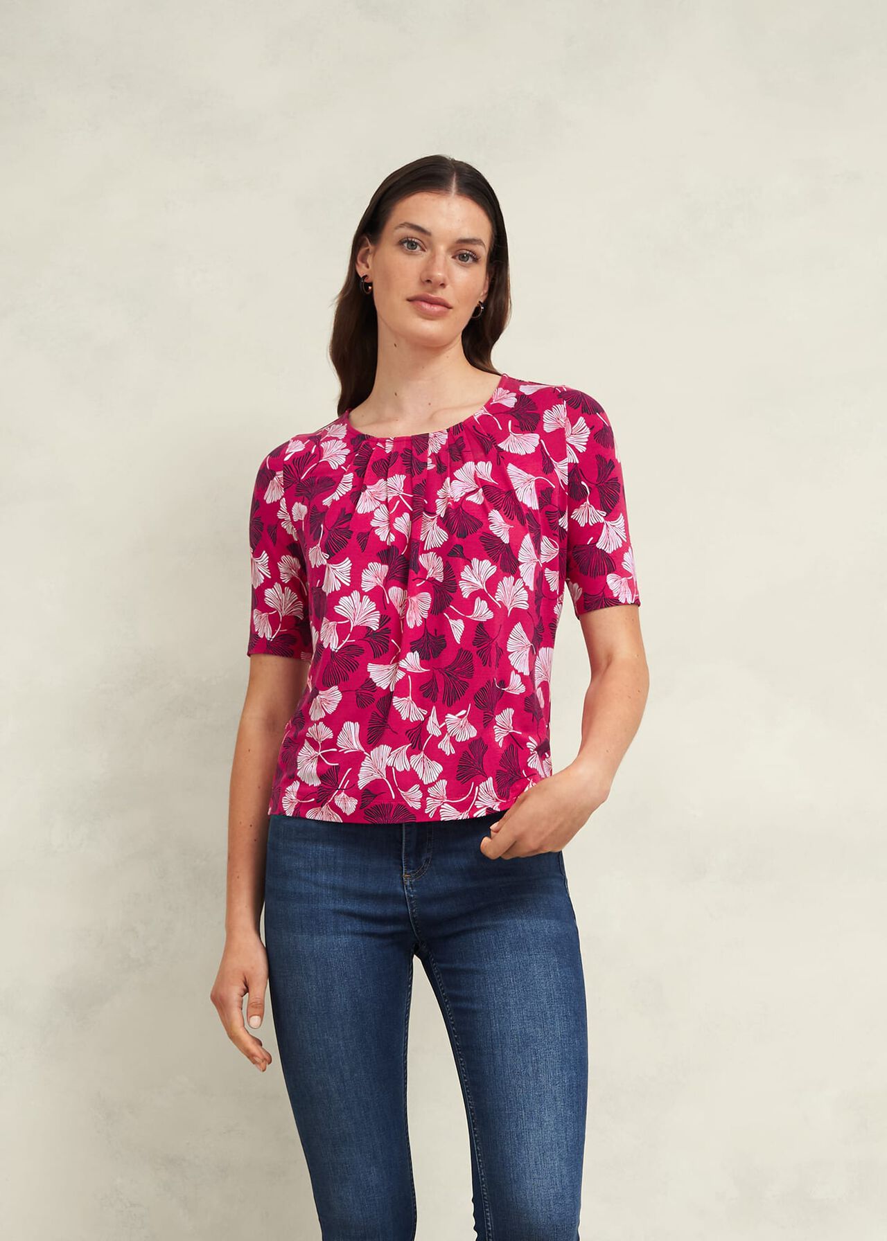 Hobbs Jacqueline Print Top Hobbs Jacqueline Print Top
