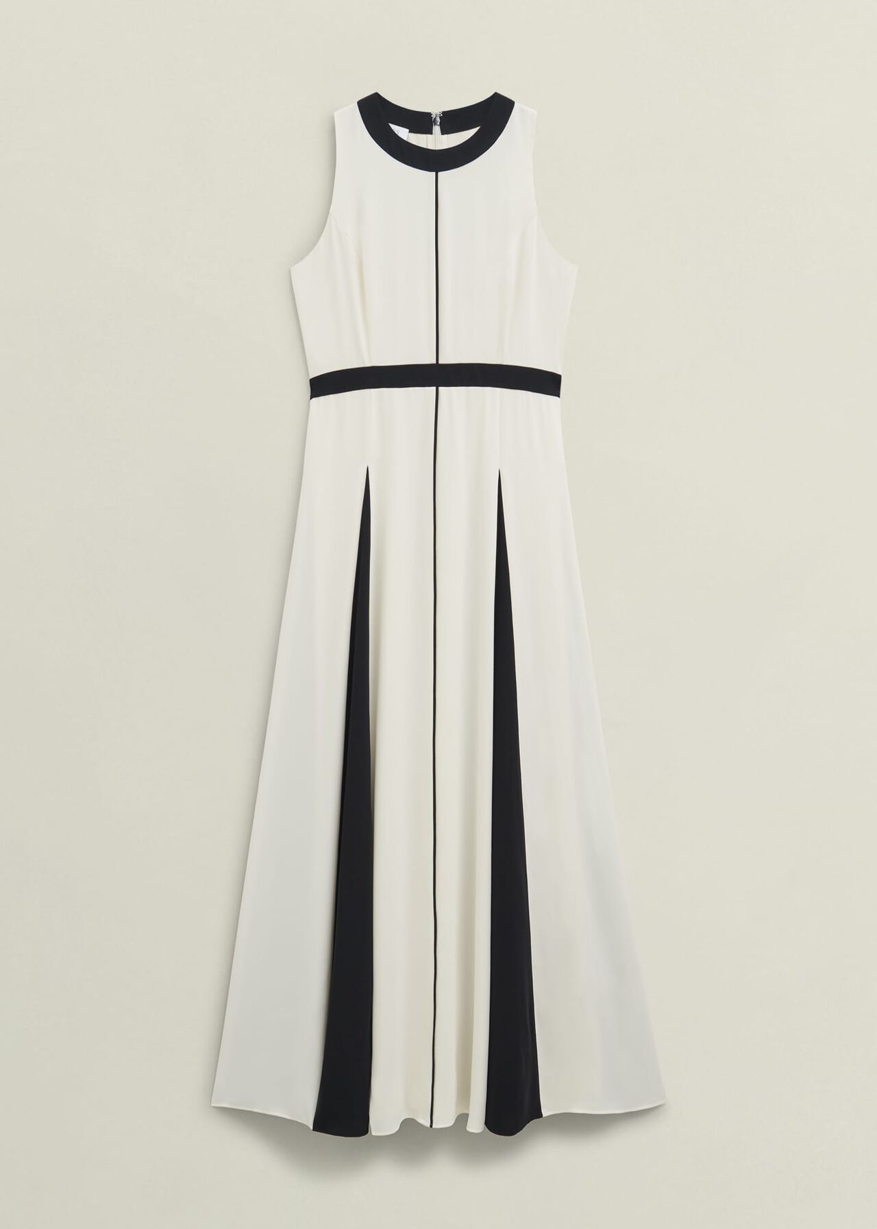 Jenn Colourblock Dress, Cream Black, hi-res