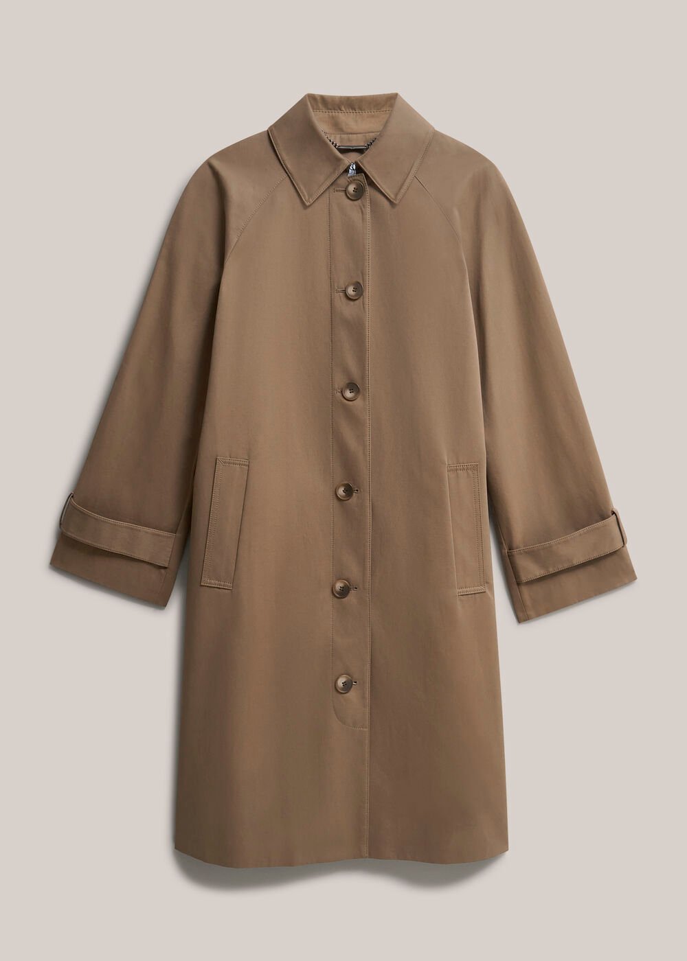 Lucy Shower Resistant Trench Coat, Mink Brown, hi-res