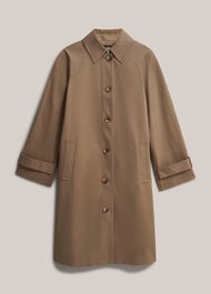 Lucy Shower Resistant Trench Coat, Mink Brown, hi-res