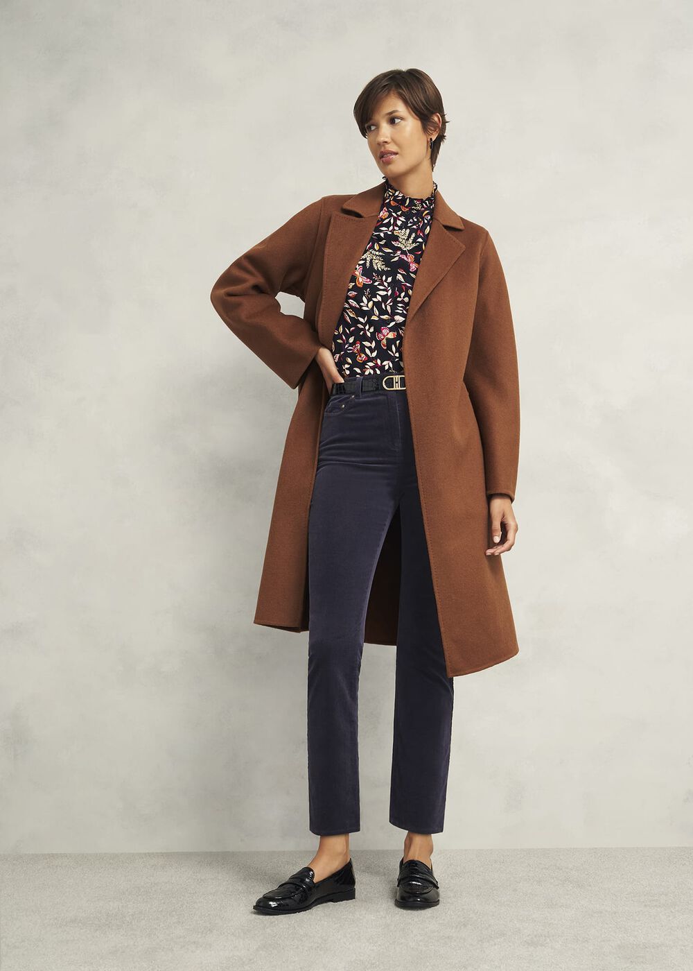 Hampstead Cord Trousers, Navy, hi-res