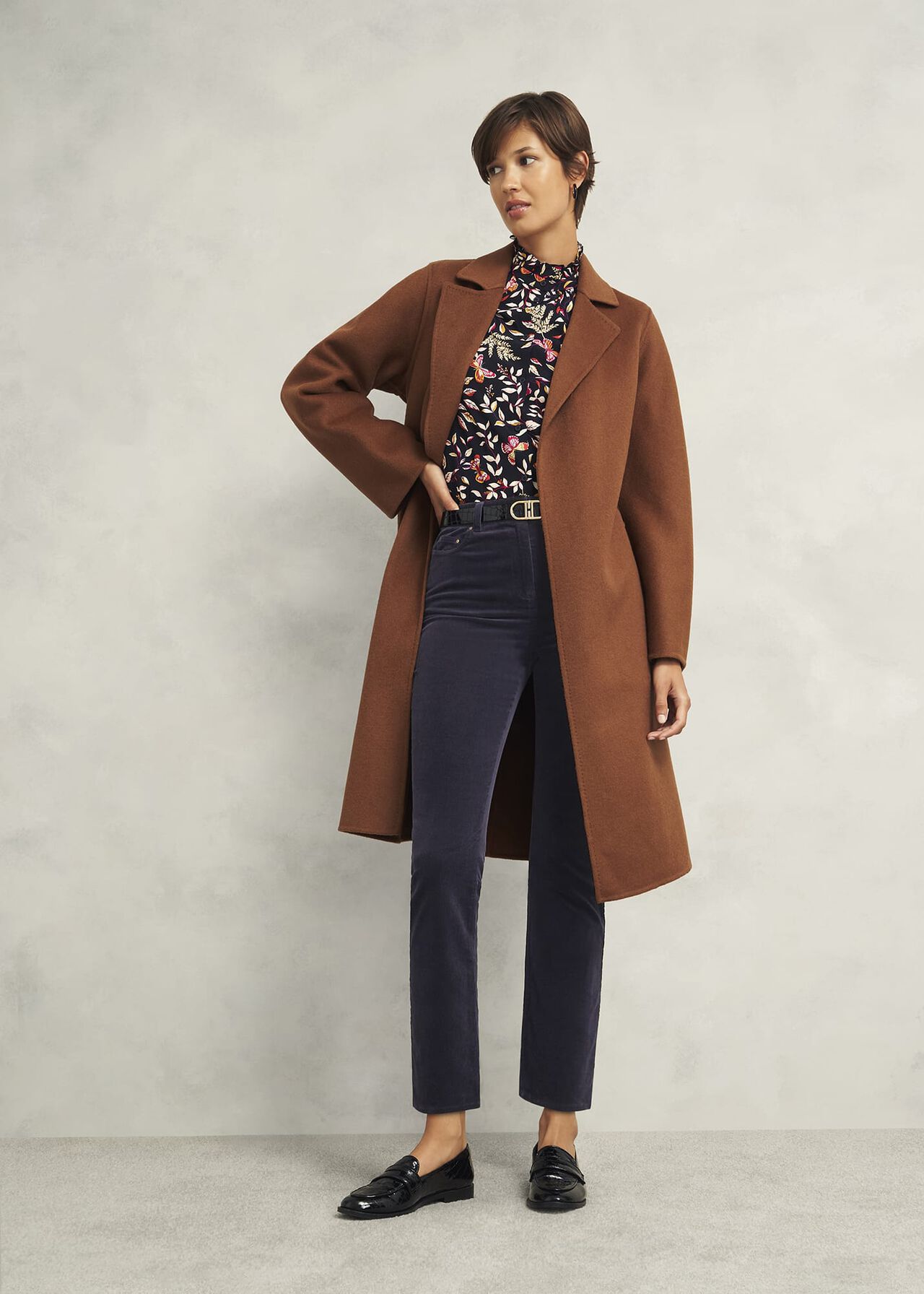 Hampstead Cord Trousers, Navy, hi-res