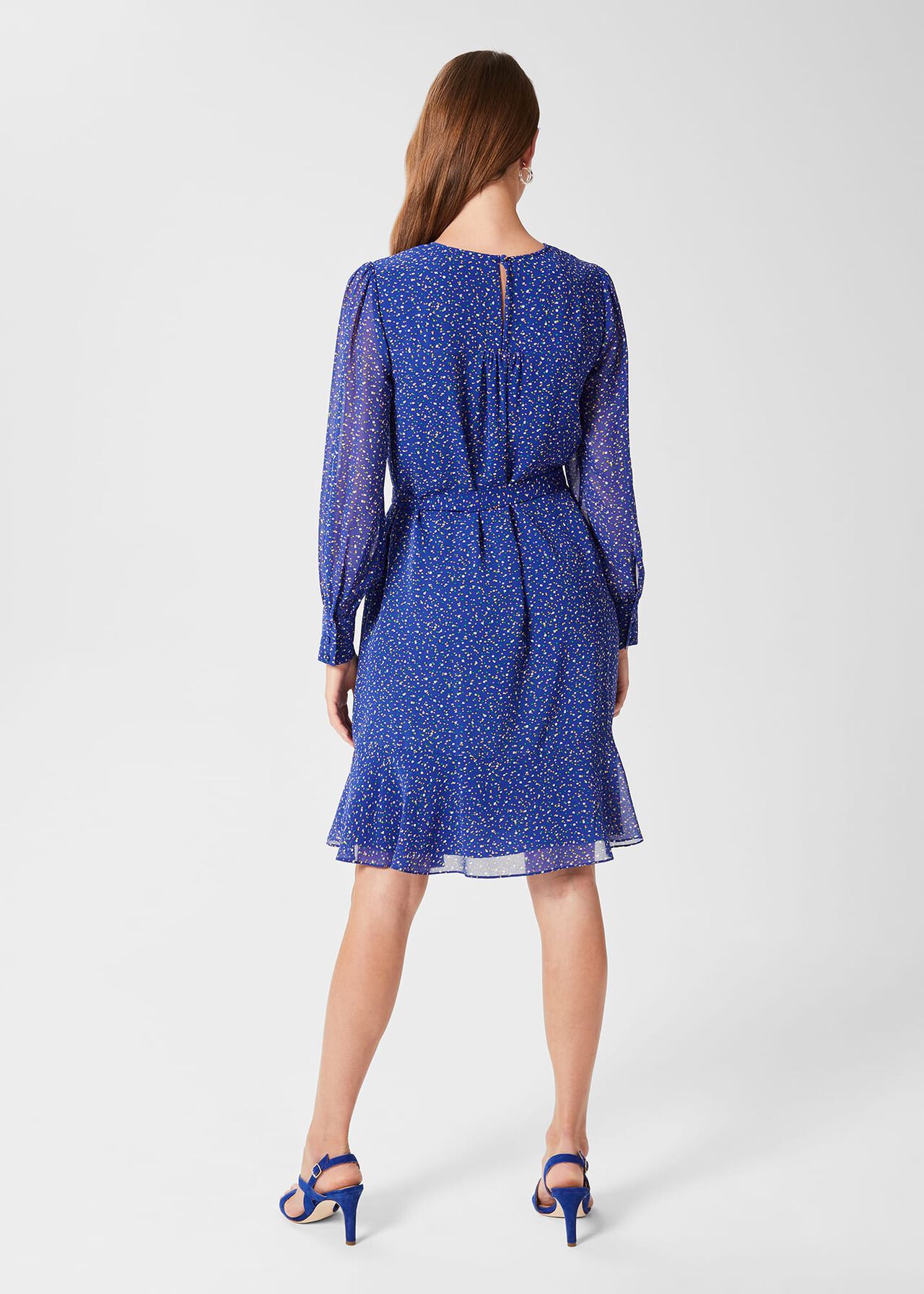 Frances Dress, Cobalt Multi, hi-res