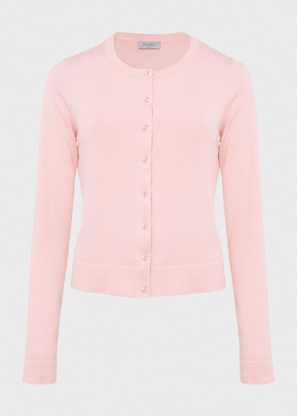 Michelle Cotton Cardigan , Pink, hi-res