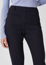 Laurel Tapered Trousers, Navy, hi-res