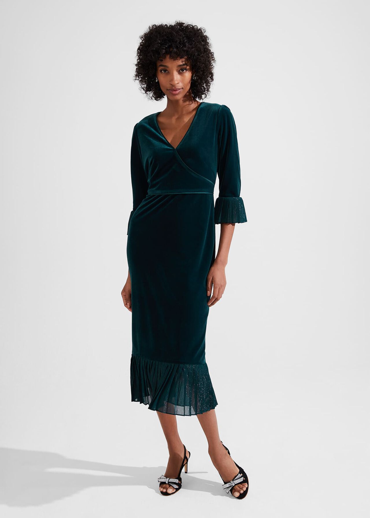 Petite Melodie Dress, Evergreen, hi-res