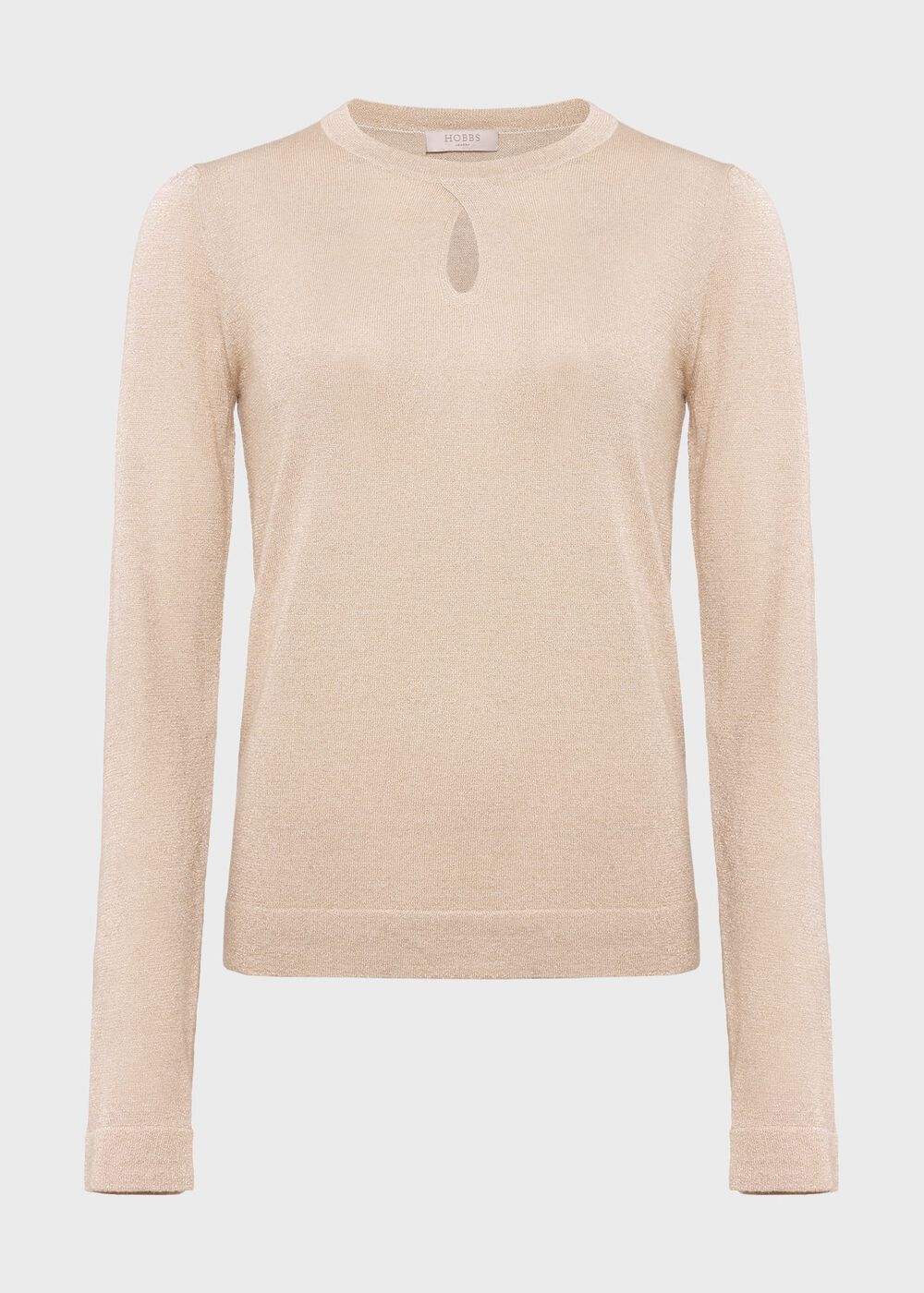 Marlena Sparkle Sweater, Oyster, hi-res
