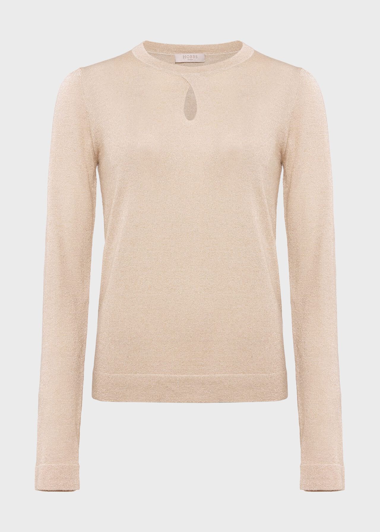 Marlena Sparkle Sweater, Oyster, hi-res