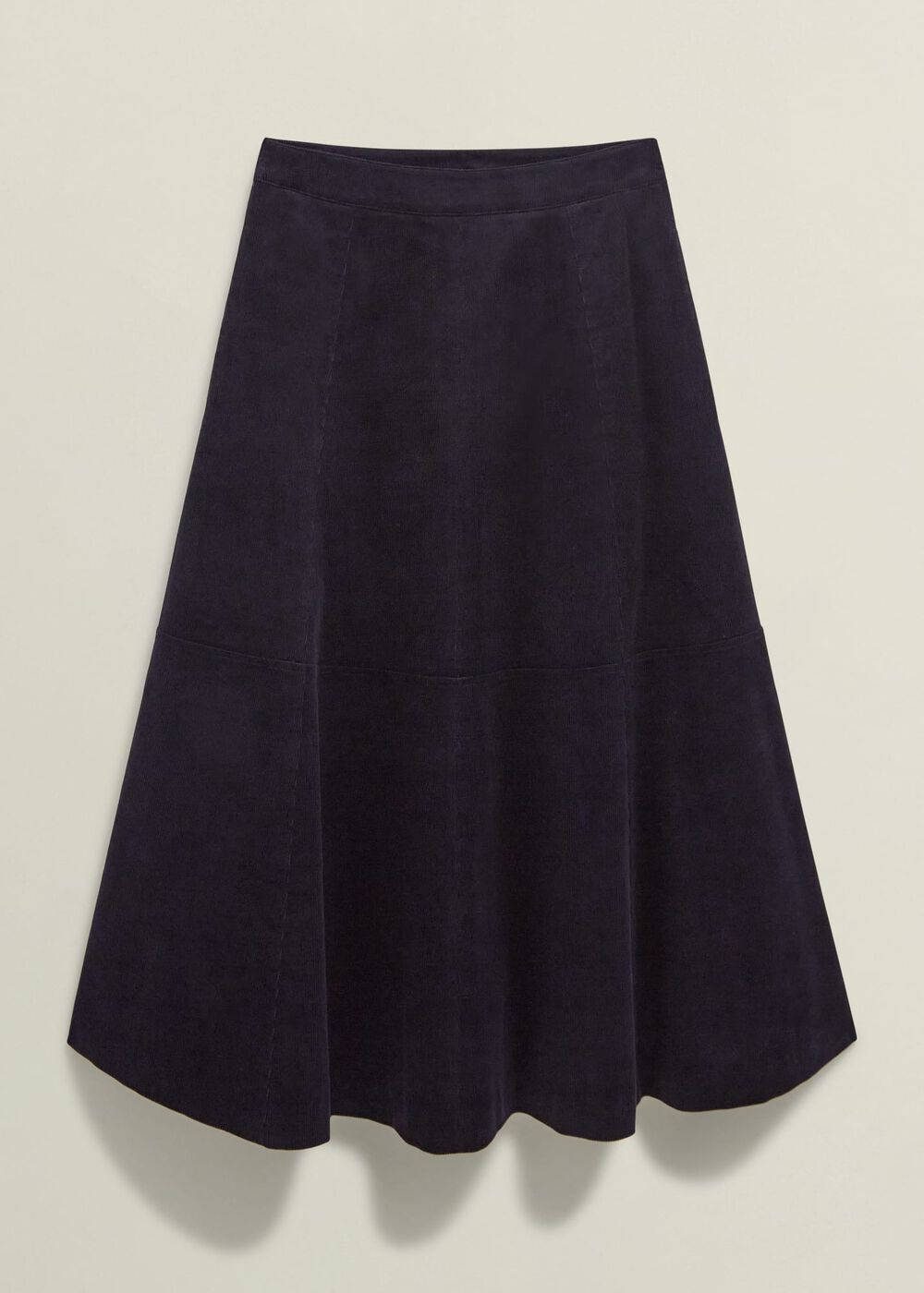 Clifton Cord Skirt, Navy, hi-res