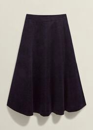 Clifton Cord Skirt, Navy, hi-res