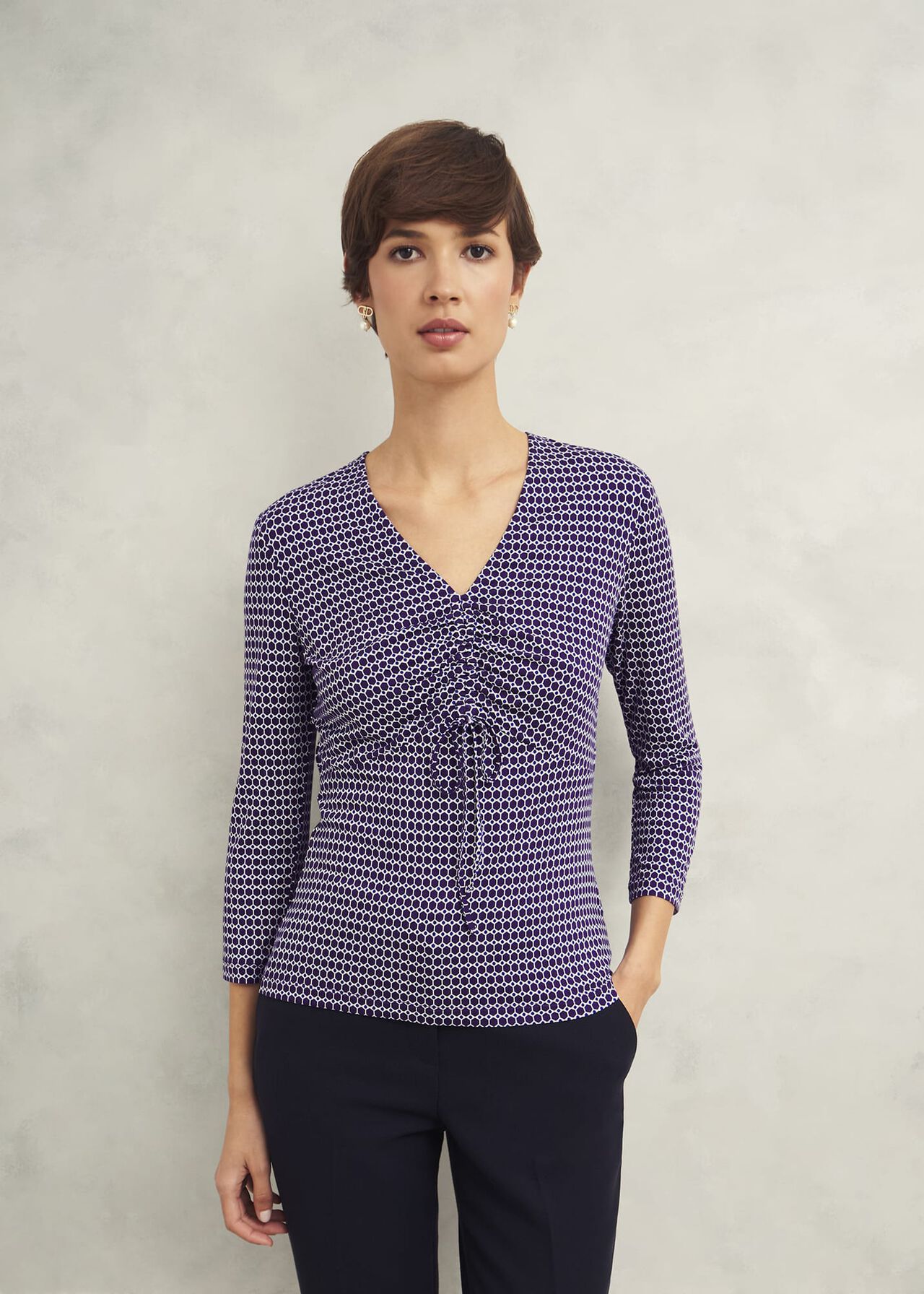Simmy Printed Top, Purple Multi, hi-res