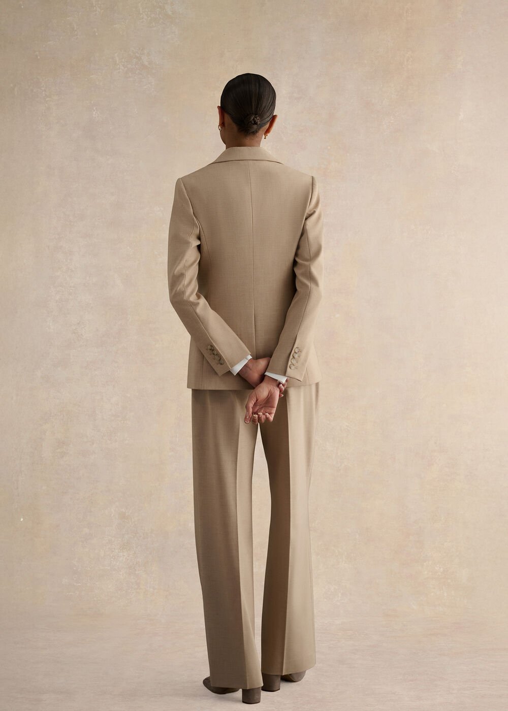 Ashleen Single Breasted Jacket, Neutral, hi-res