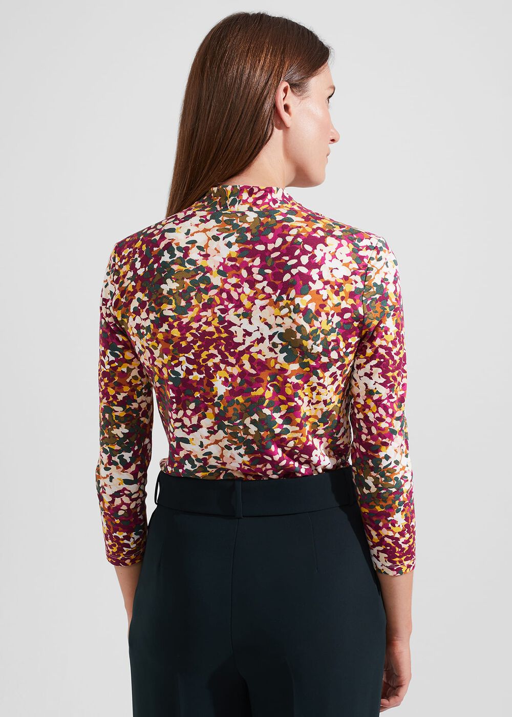 Chiara Printed Top, Multi, hi-res