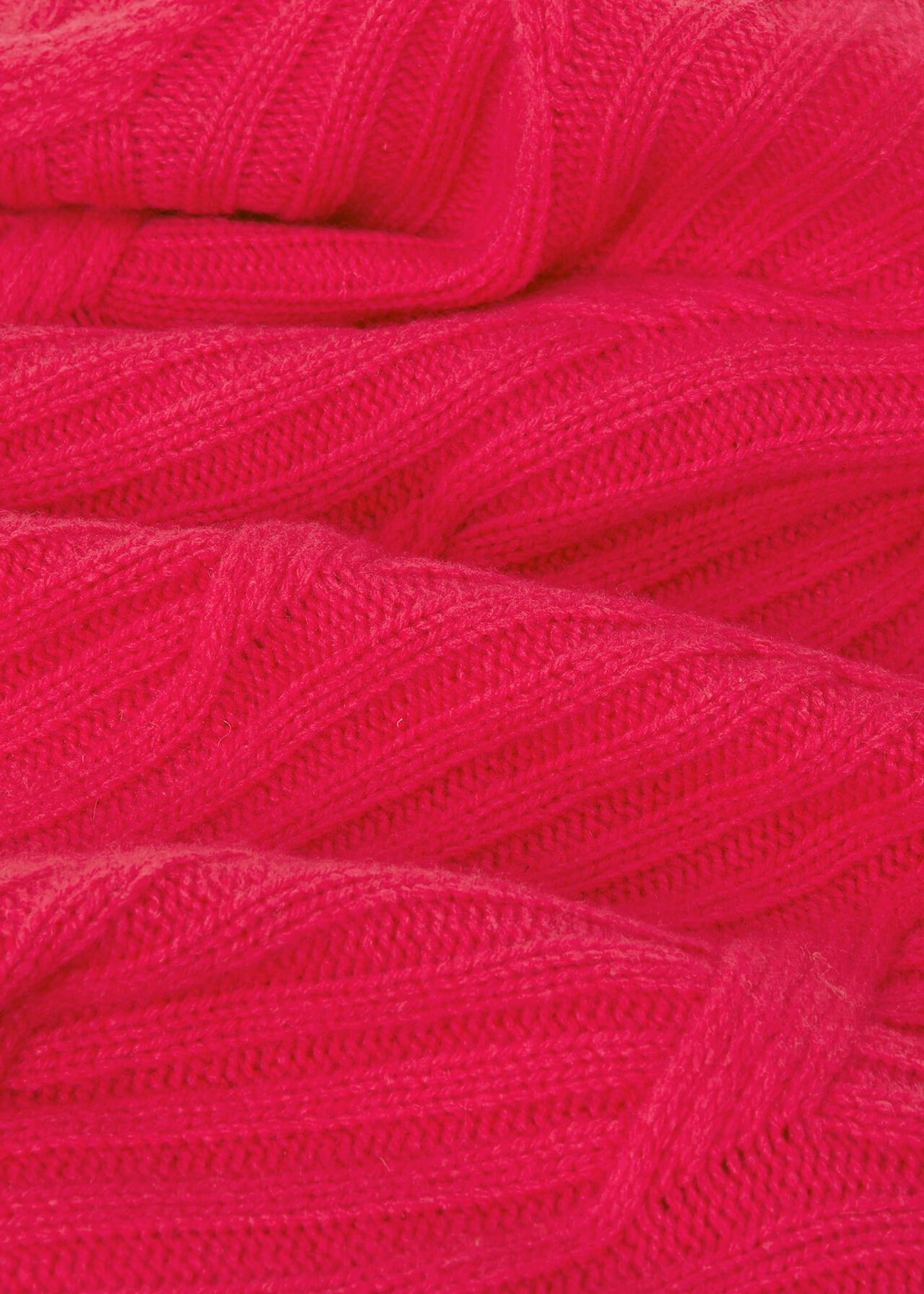 Malikah Wool Blend Cable Sweater, Pink, hi-res