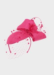Areila Fascinator, Bright Pink, hi-res