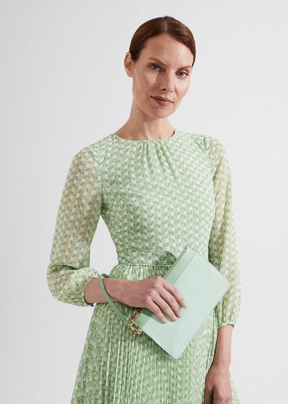 Lundy Wristlet, Light Green, hi-res