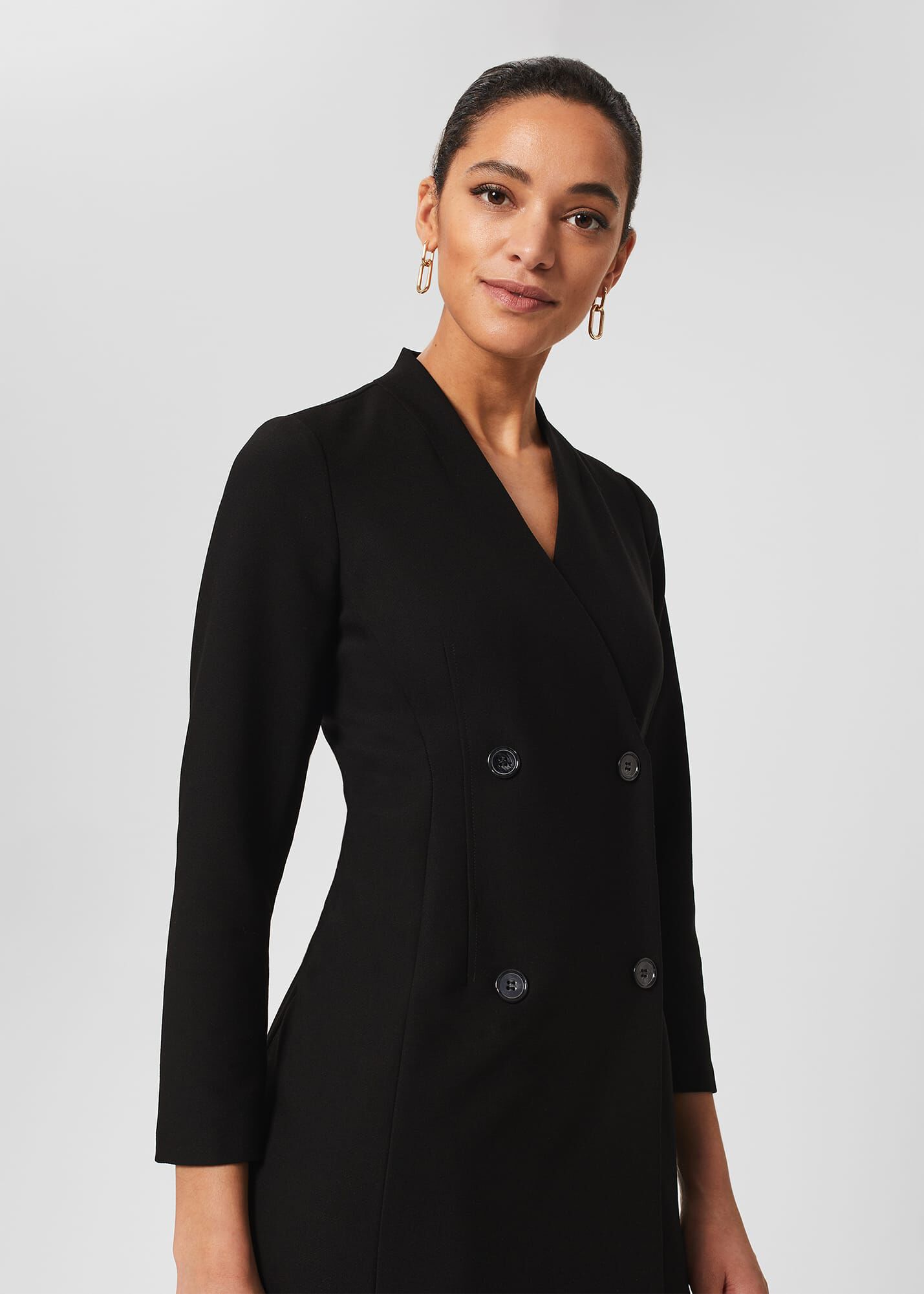 Black blazer midi dress best sale