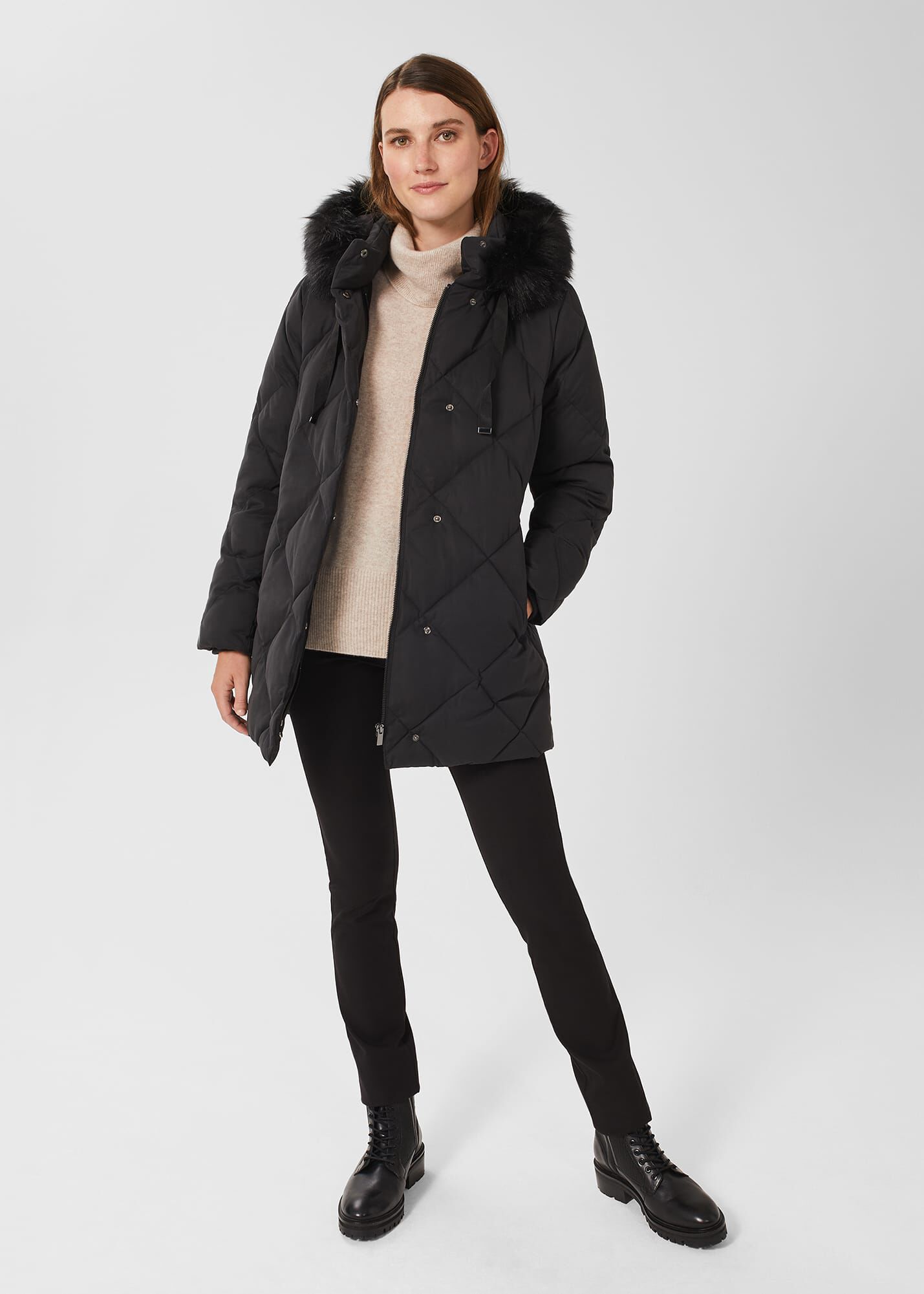 Hobbs padded top coat