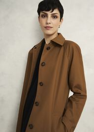 Kentmere Shower Resistant Trench Coat, Vicuna, hi-res