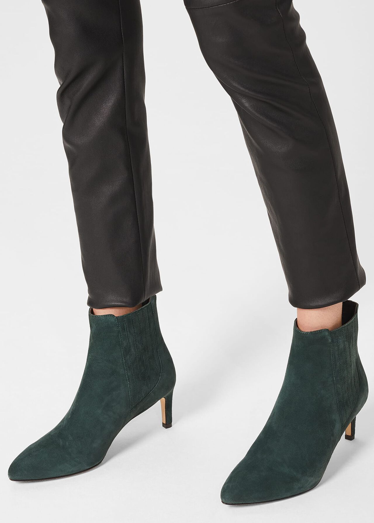 Rachel Ankle Boots, Pine Green, hi-res