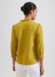 Gabriella Blouse, Light Olive, hi-res