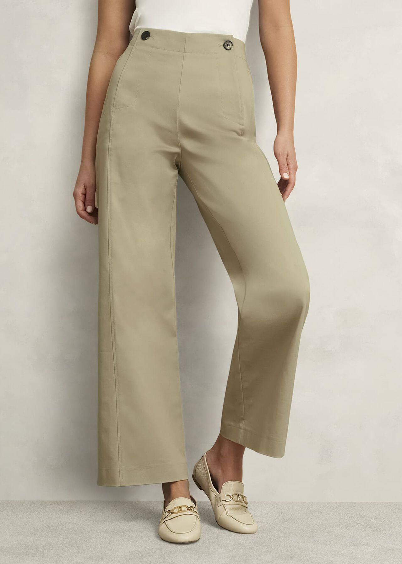 Kimmi Crop Trousers, Neutral, hi-res