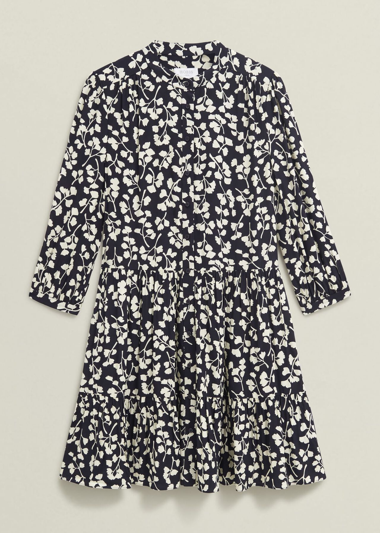 Lacey Dress, Navy Cream, hi-res