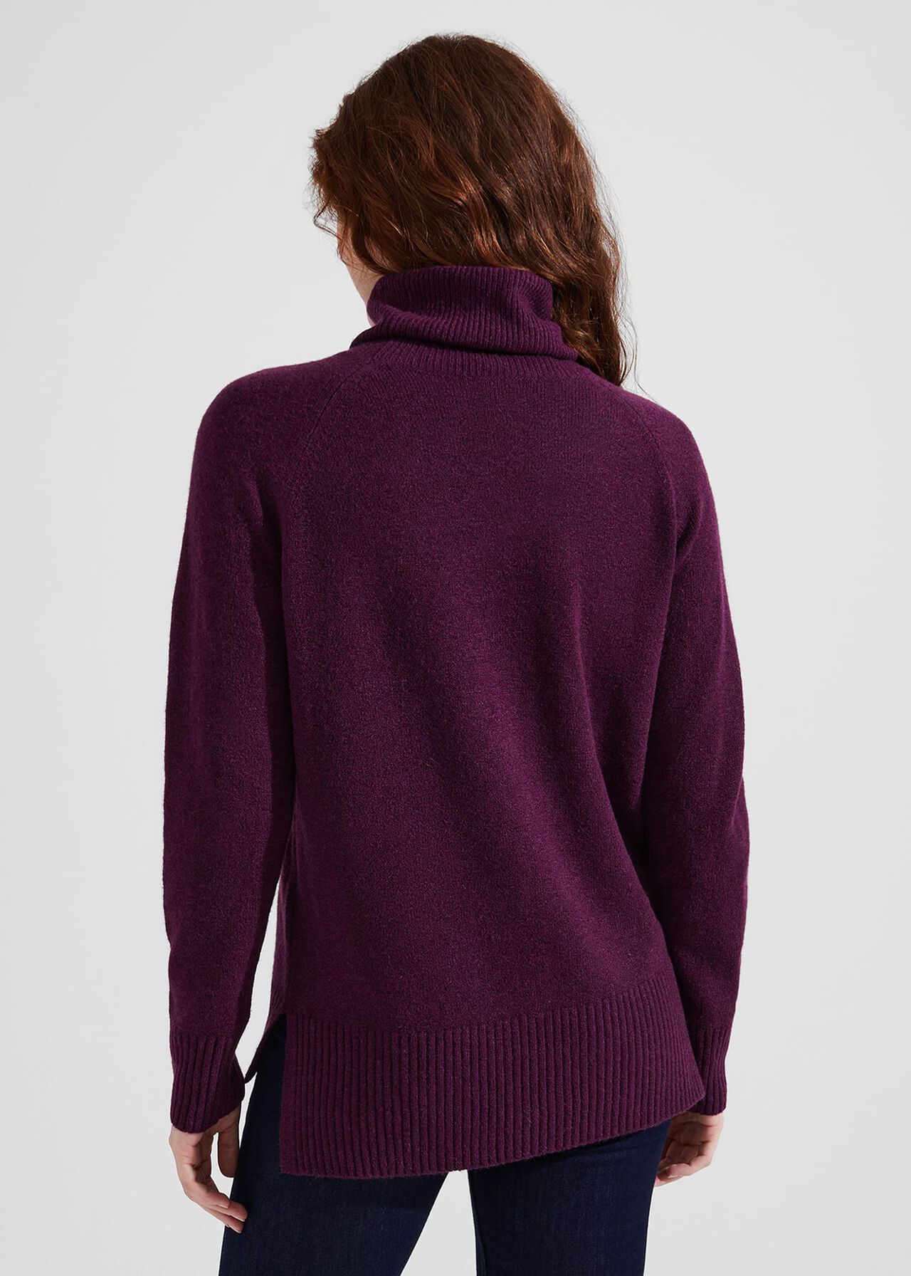 Aretha Jumper With Alpaca, Maroon Purple, hi-res