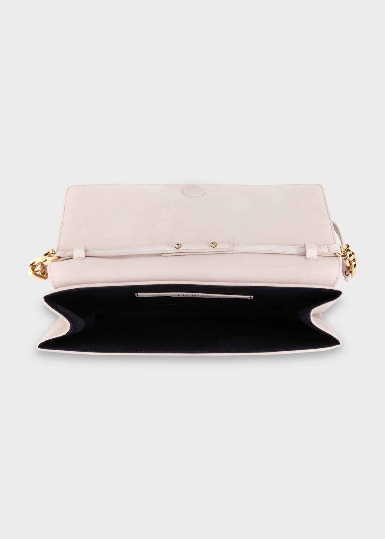 Chelsea Suede Clutch Bag, Pale Pink, hi-res