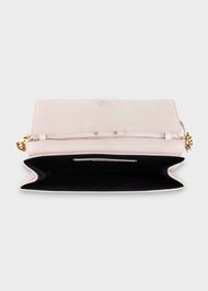 Chelsea Suede Clutch Bag, Pale Pink, hi-res