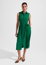 Sandra Dress, Green, hi-res