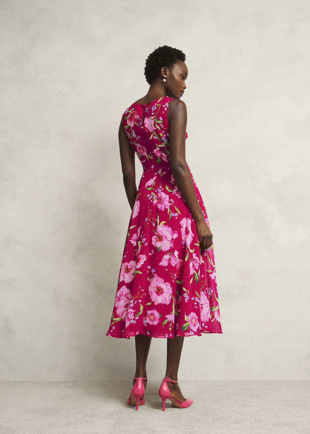 Carly Dress, Pink Multi, hi-res