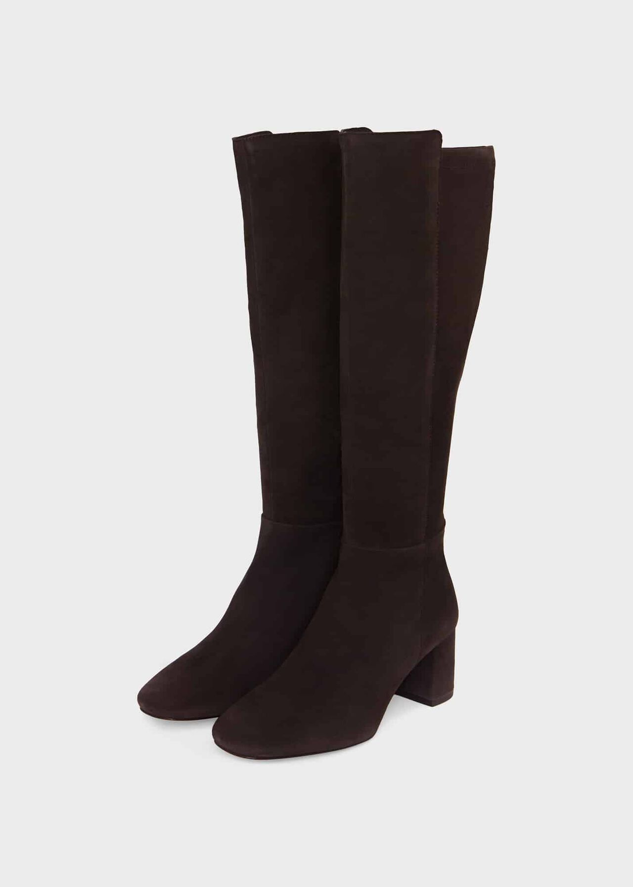 Imogen Stretch Boots, Dark Brown, hi-res