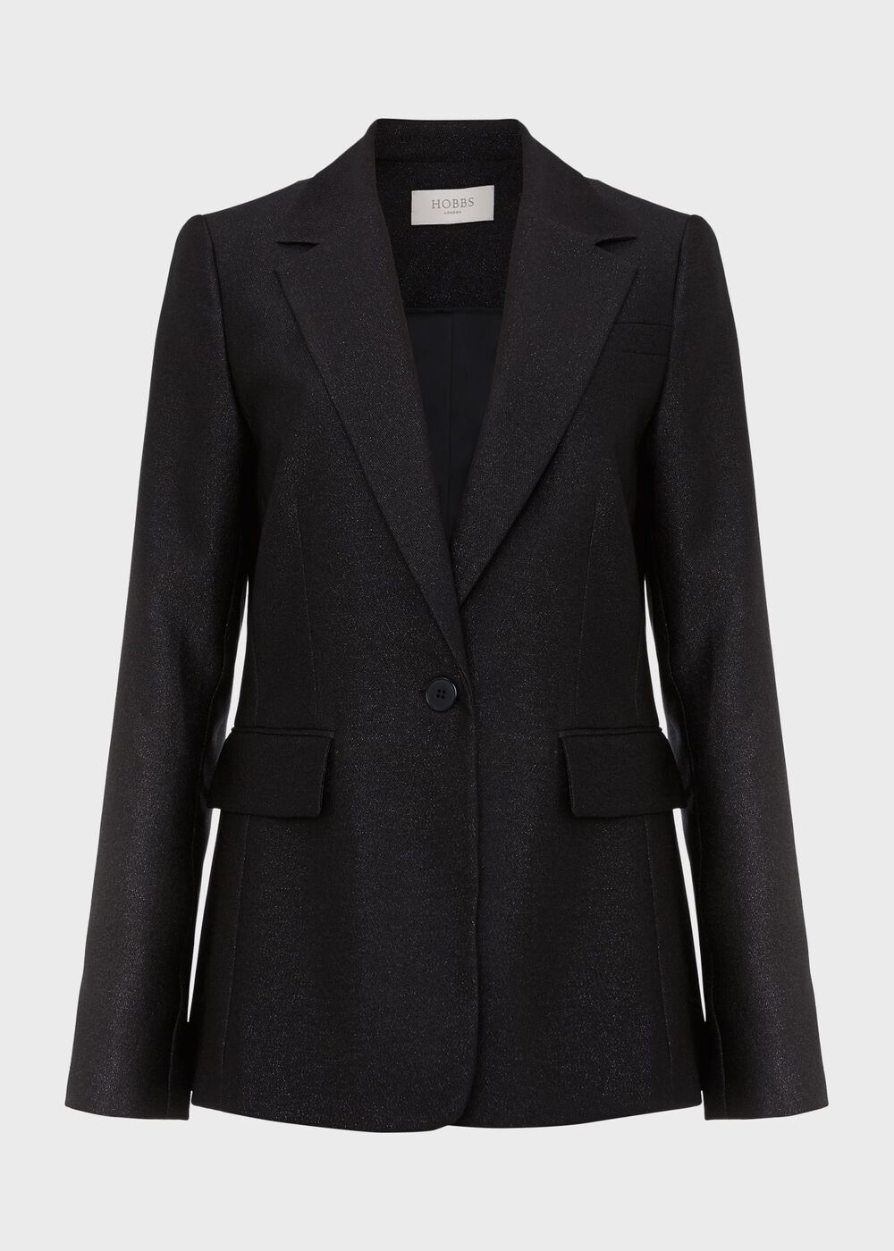 Jodie Lurex Jacket, Black, hi-res