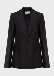 Jodie Lurex Jacket, Black, hi-res