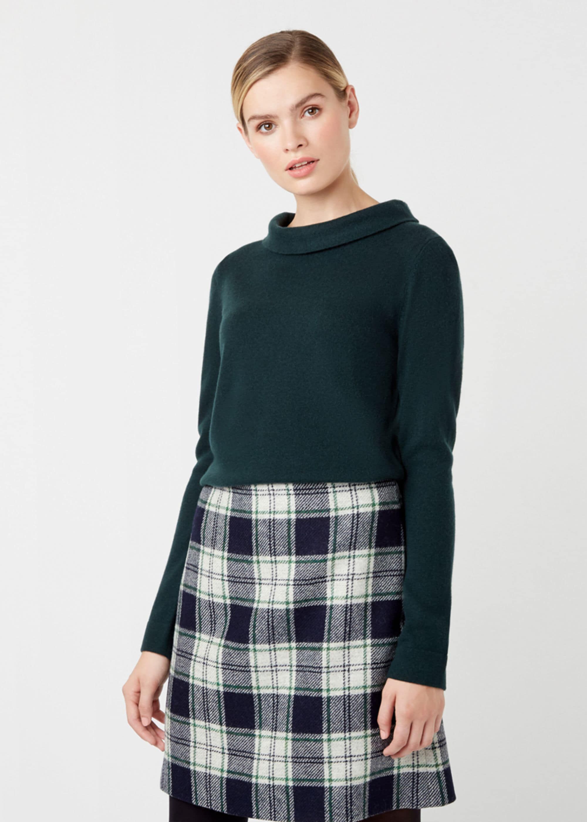 ホブズ HOBBS AUDREY PULLOVER （EMERALD GREEN） Audrey Wool Cashmere Sweater | Hobbs US |