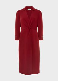 Malikah Dress, Rhubarb Red, hi-res